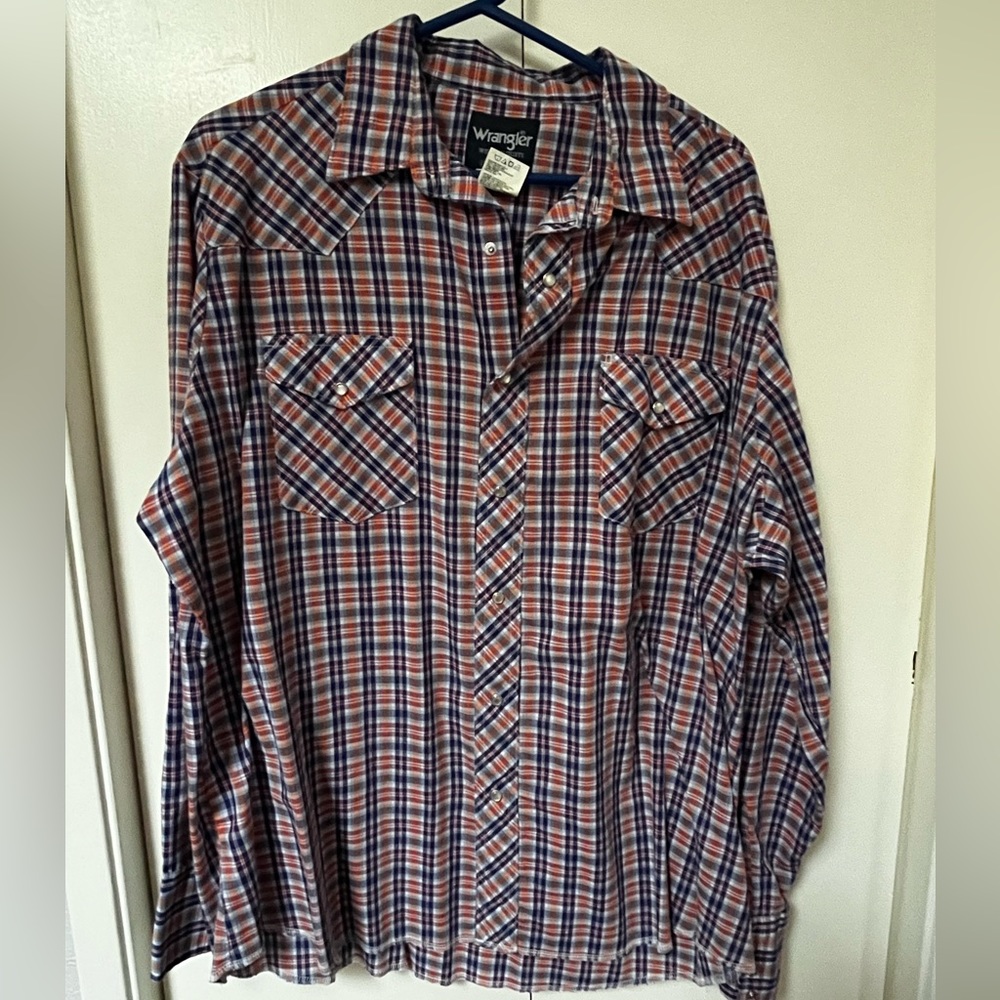 Wrangler Western Snap Shirt XL